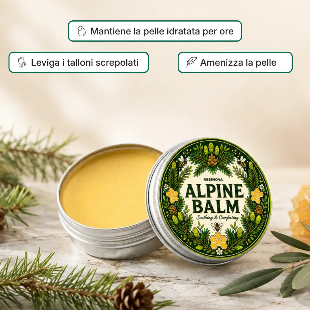 Resinova Balsamo alpino™ - Formula per la pelle secca