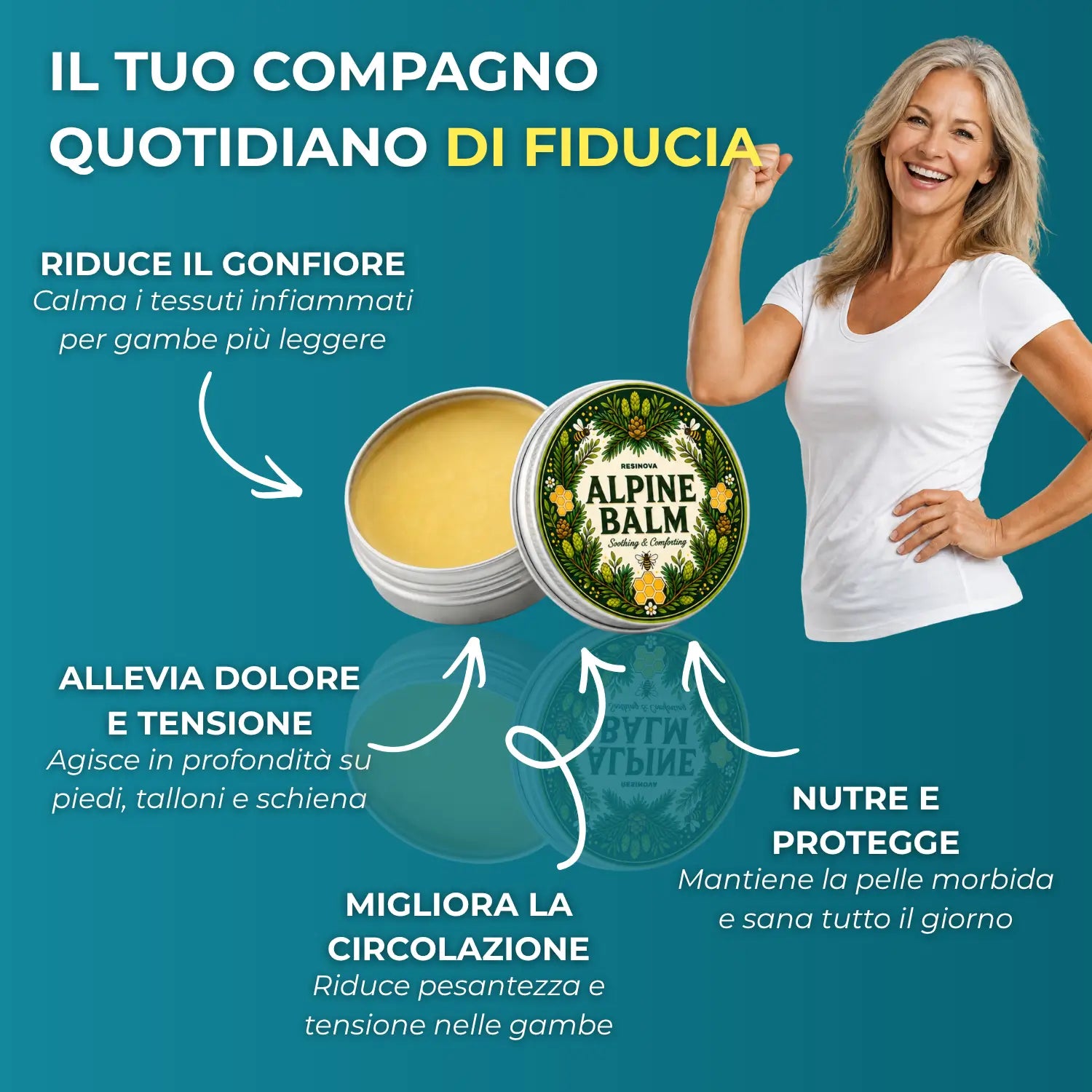Il Balsamo Resinova™ — Formula alla Resina Alpina