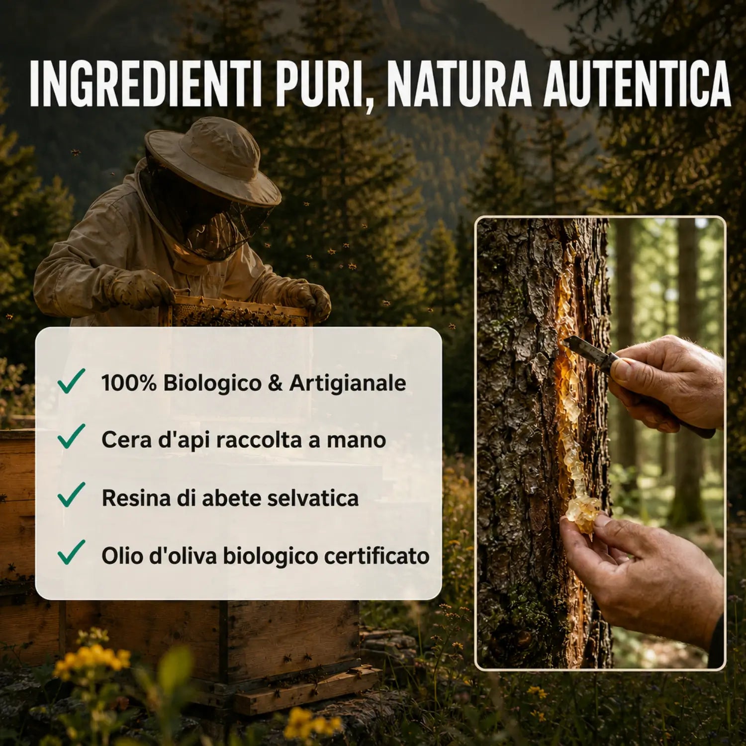 Il Balsamo Resinova™ — Formula alla Resina Alpina