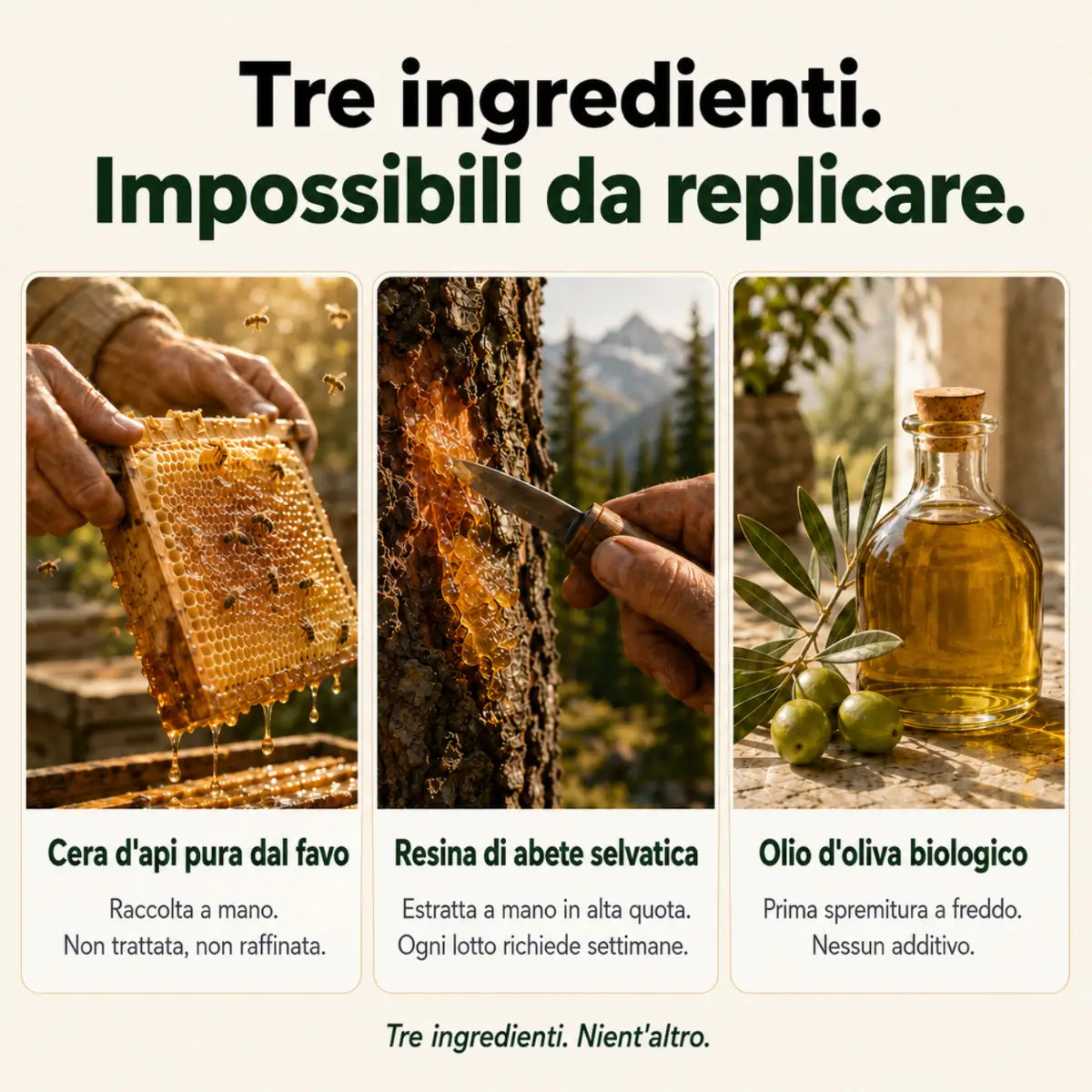 Resinova Balsamo alpino™ - Formula per la pelle secca